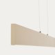 KAVE HOME Boadella taklampe i aluminium med beige lakkert overflate