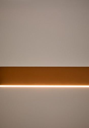 KAVE HOME Boadella taklampe i aluminium med terrakottalakert overflate