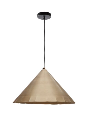 KAVE HOME Parlava taklampe, rund - messing metall (46)