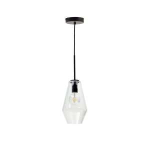 KAVE HOME Mao loftlampe, rund - klar glas (17)