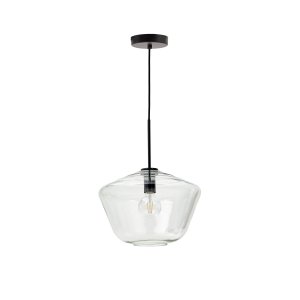 KAVE HOME Mao loftlampe, rund - klar glas (35)