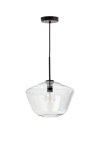 KAVE HOME Mao taklampe, rund - klart glass (35)