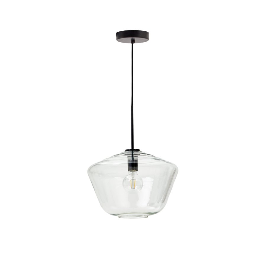 KAVE HOME Mao taklampe, rund - klart glass (35)