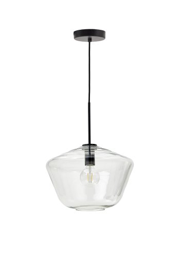 KAVE HOME Mao taklampe, rund - klart glass (35)