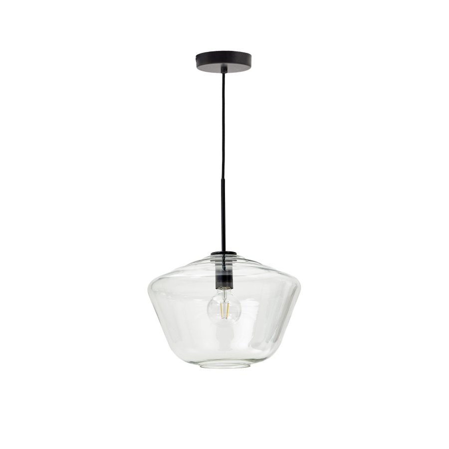 KAVE HOME Mao taklampe, rund - klart glass (35)