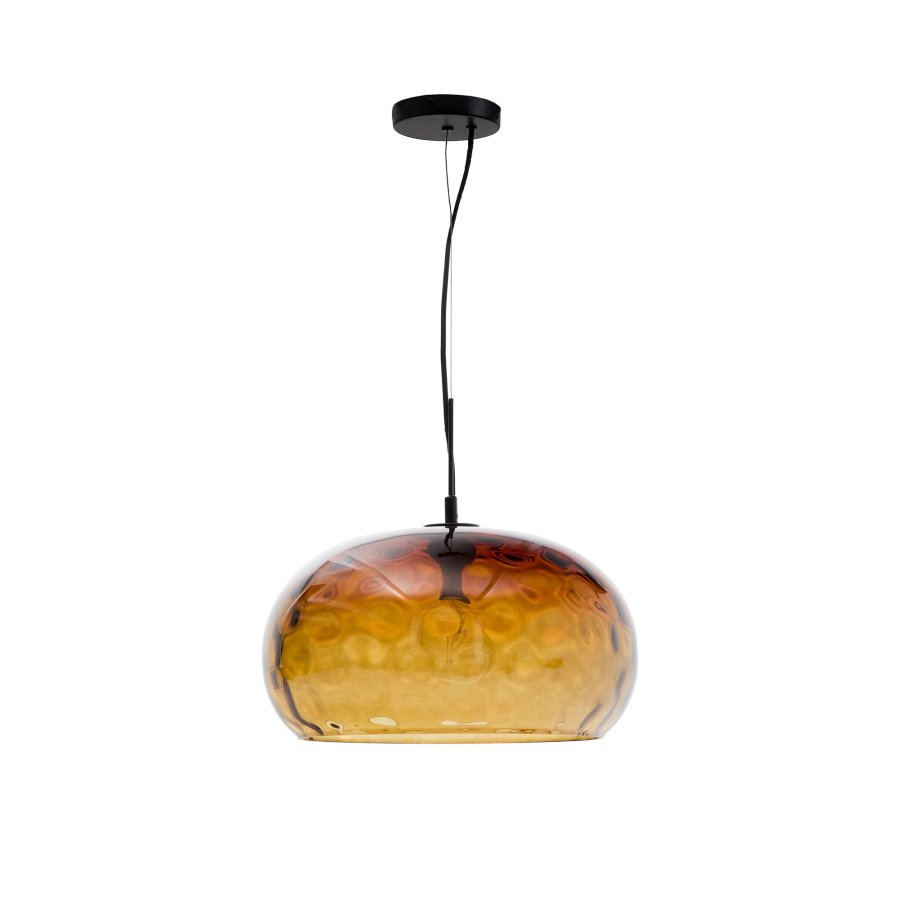 KAVE HOME Balma taklampe, kologisk - brunt glass (40)