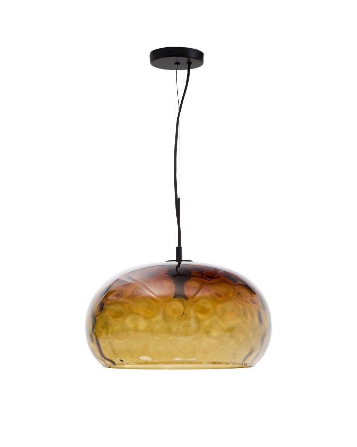 KAVE HOME Balma taklampe, kologisk - brunt glass (40)