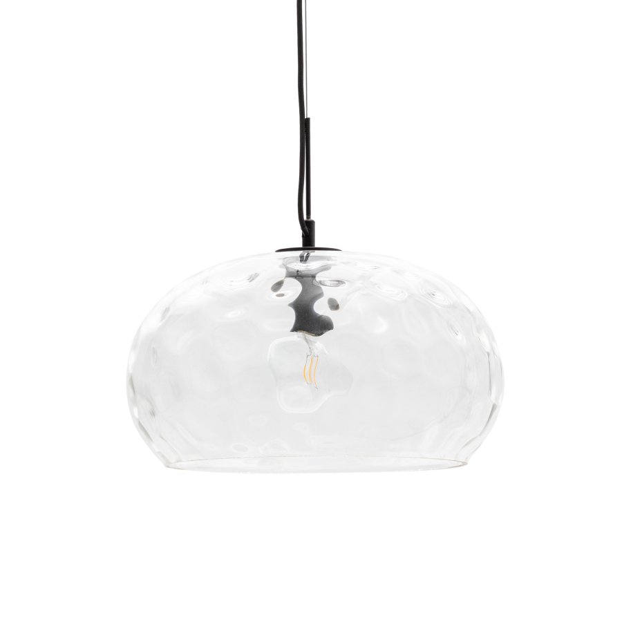 KAVE HOME Balma loftlampe, rund - klar glas (�40)