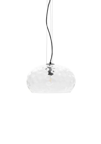 KAVE HOME Balma loftlampe, rund - klar glas (�40)