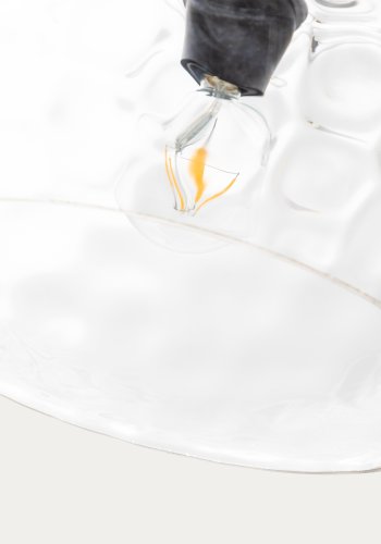 KAVE HOME Balma loftlampe, rund - klar glas (�40)