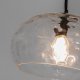 KAVE HOME Balma loftlampe, rund - klar glas (�40)