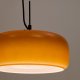 KAVE HOME Reig taklampe, rund - oransje glass (38)