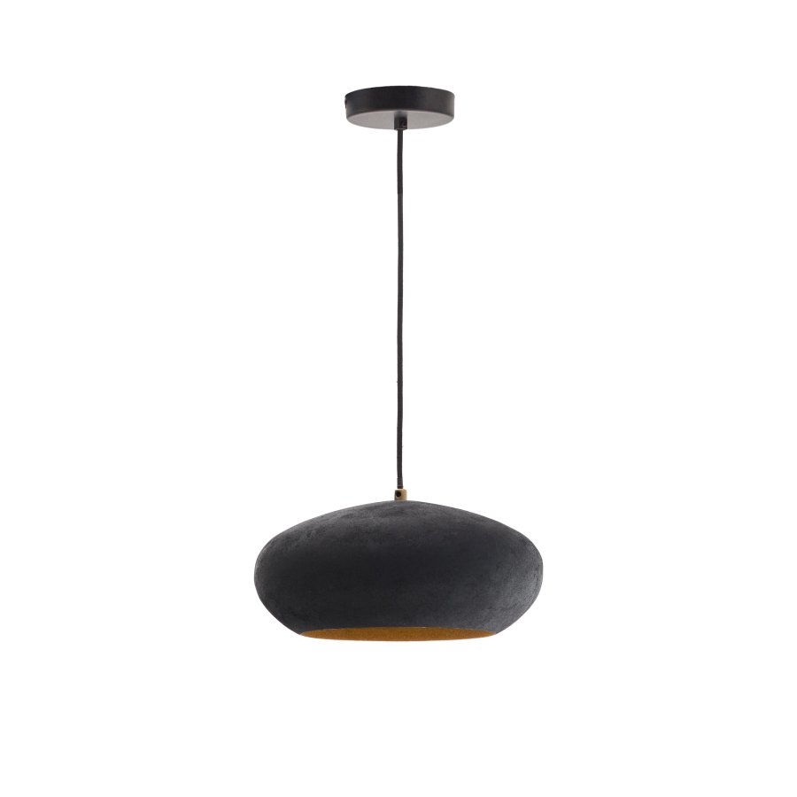 KAVE HOME Inda taklampe i metall i svart utfrelse, 30 cm