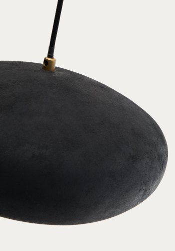 KAVE HOME Inda taklampe i metall i svart utfrelse, 30 cm