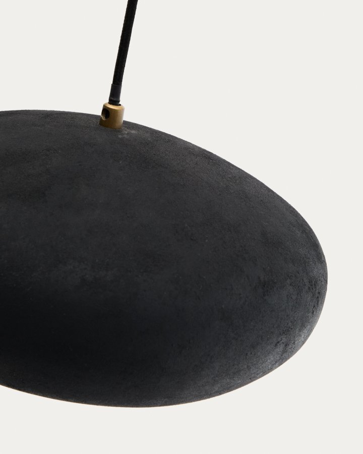 KAVE HOME Inda taklampe i metall i svart utfrelse, 30 cm