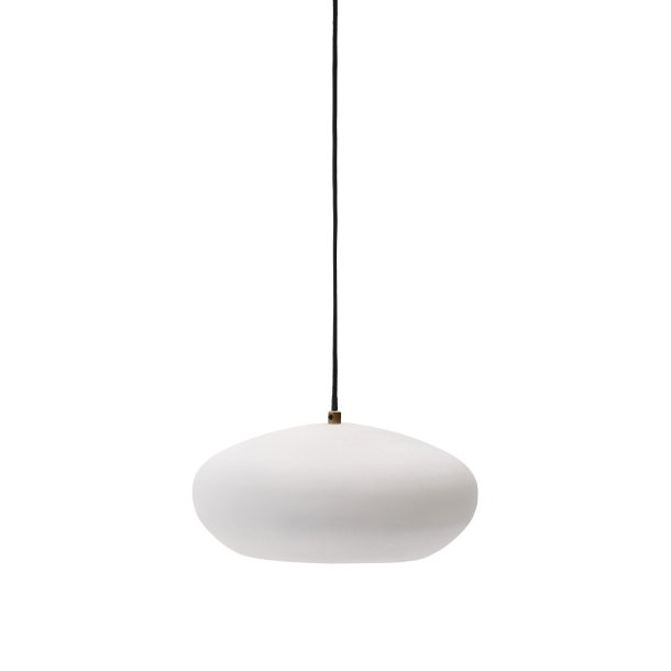 KAVE HOME Inda loftlampe, rund - hvid metal (�30) - KAVE HOME