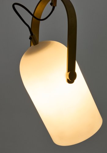 KAVE HOME Reisy taklampe laget av glasert glass, 14 cm