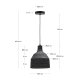 KAVE HOME Amire taklampe i tre i svart utfrelse, 21 cm