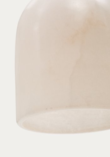 KAVE HOME Shenli taklampe i alabaster, 15 cm