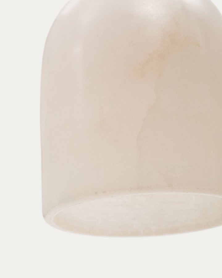 KAVE HOME Shenli taklampe i alabaster, 15 cm