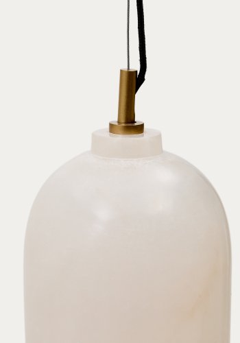 KAVE HOME Shenli taklampe i alabaster, 15 cm