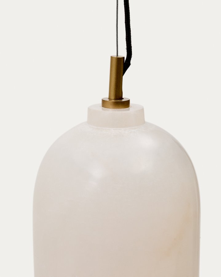 KAVE HOME Shenli taklampe i alabaster, 15 cm