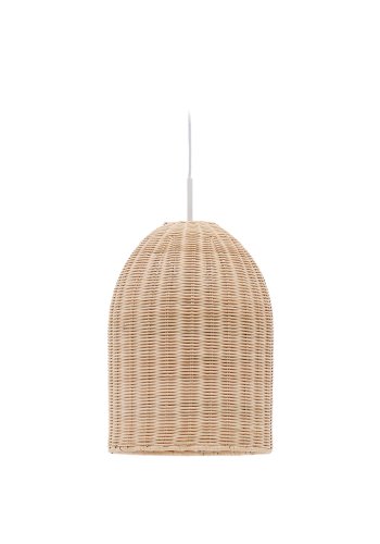 KAVE HOME Druciana taklampeskjerm, rund - naturlig rotting (25)