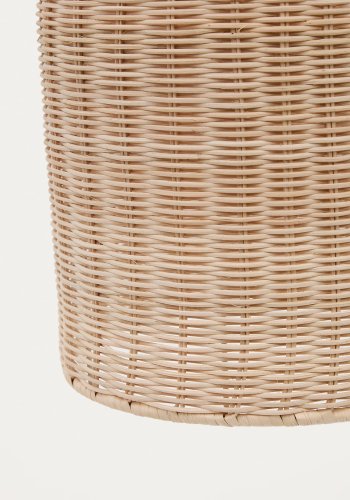 KAVE HOME Druciana taklampeskjerm, rund - naturlig rotting (25)