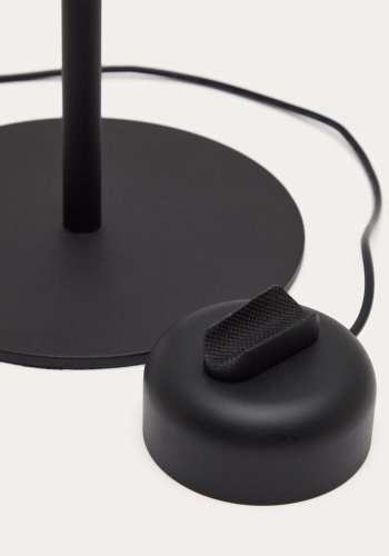 KAVE HOME Orey bordlampe i svart metall med spotlight i flere posisjoner