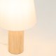 KAVE HOME Marga bordlampe - elfenben bomuld og natur gummitr�