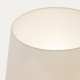 KAVE HOME Marga gulvlampe - hvid stof og natur tr