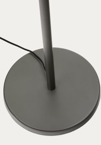 KAVE HOME Navat gulvlampe med metallbase i grnnmalt utfrelse