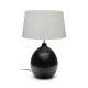 KAVE HOME Foixa bordlampe - svart metall