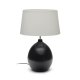 KAVE HOME Foixa bordlampe - svart metall