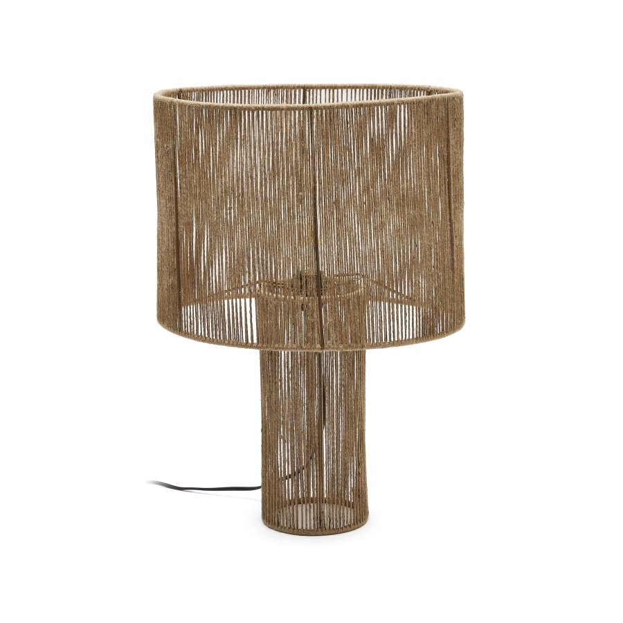 KAVE HOME Pontos bordlampe - naturlig jute
