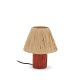 KAVE HOME Pulmi bordlampe - natur/terrakotta polyrattan/rotting