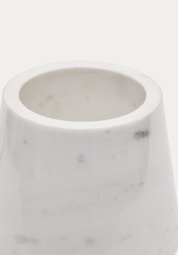 KAVE HOME Alaro bordlampe i hvit marmor