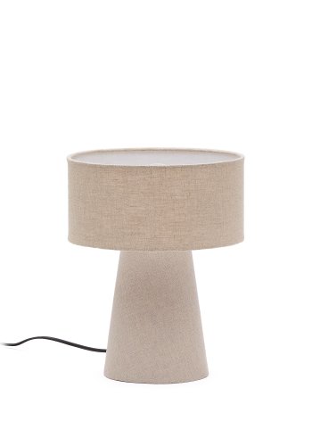 KAVE HOME Algaida bordlampe i grtt stoff