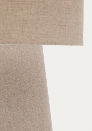 KAVE HOME Algaida bordlampe i grtt stoff