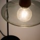 KAVE HOME Silex bordlampe med metallfot i grnt glass