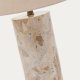KAVE HOME Raze bordlampe - beige hr og beige marmor