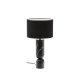 KAVE HOME Vex bordlampe i svart marmor med svart linskjerm