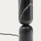 KAVE HOME Vex bordlampe i svart marmor med svart linskjerm