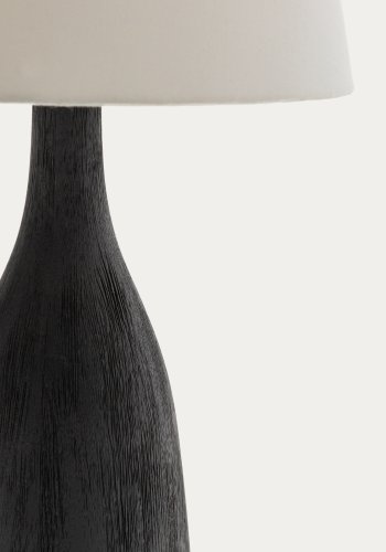 KAVE HOME Luvia bordlampe med trefot i svartmalt utfrelse