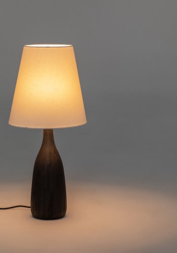 KAVE HOME Luvia bordlampe med trefot i svartmalt utfrelse
