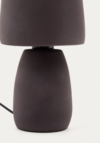 KAVE HOME Tandy bordlampe, rund - brun terrakotta (15)