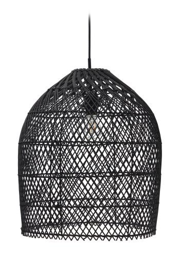 KAVE HOME Domitila taklampeskjerm - sort rotting (44)