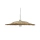 KAVE HOME Gualta taklampe, rund - naturlig polyrattan/rotting (60)