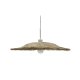 KAVE HOME Gualta taklampe, rund - naturlig polyrattan/rotting (60)