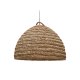 KAVE HOME Fonteta taklampe, rund - naturlig polyrattan/rotting (60)